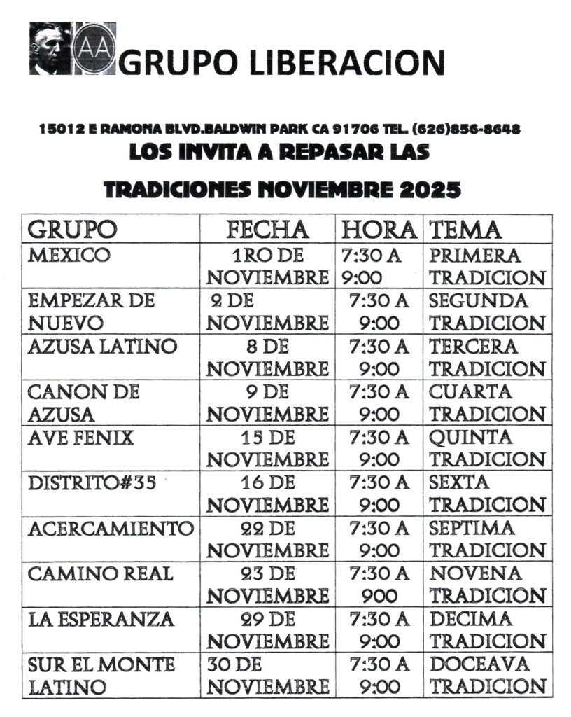 noviembre tradiciones liberacion