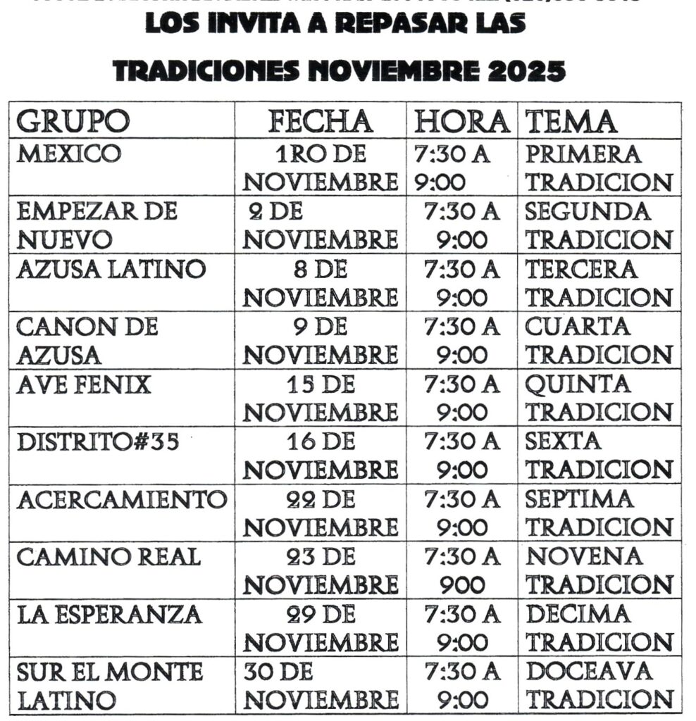 noviembre tradiciones liberacion